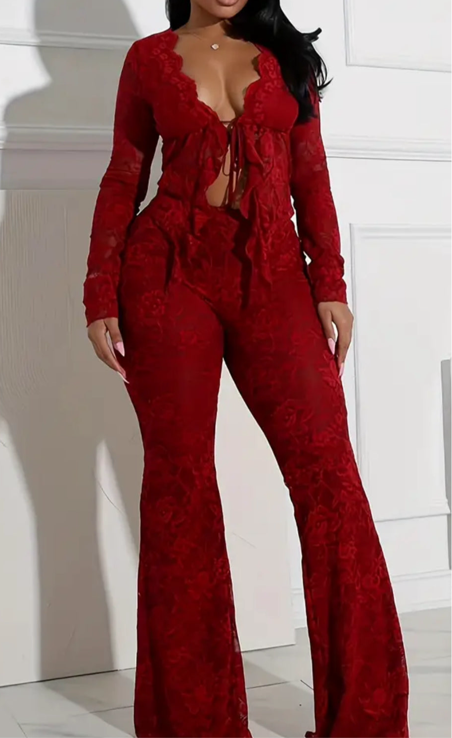 Lavish Lace Two Piece Set
