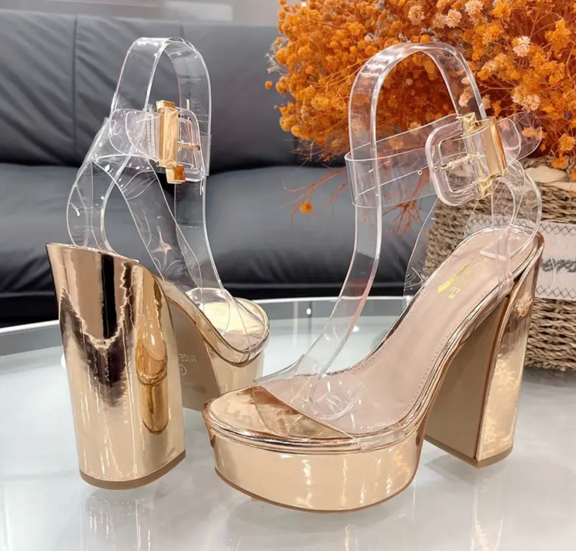 Platform Chunky Heels