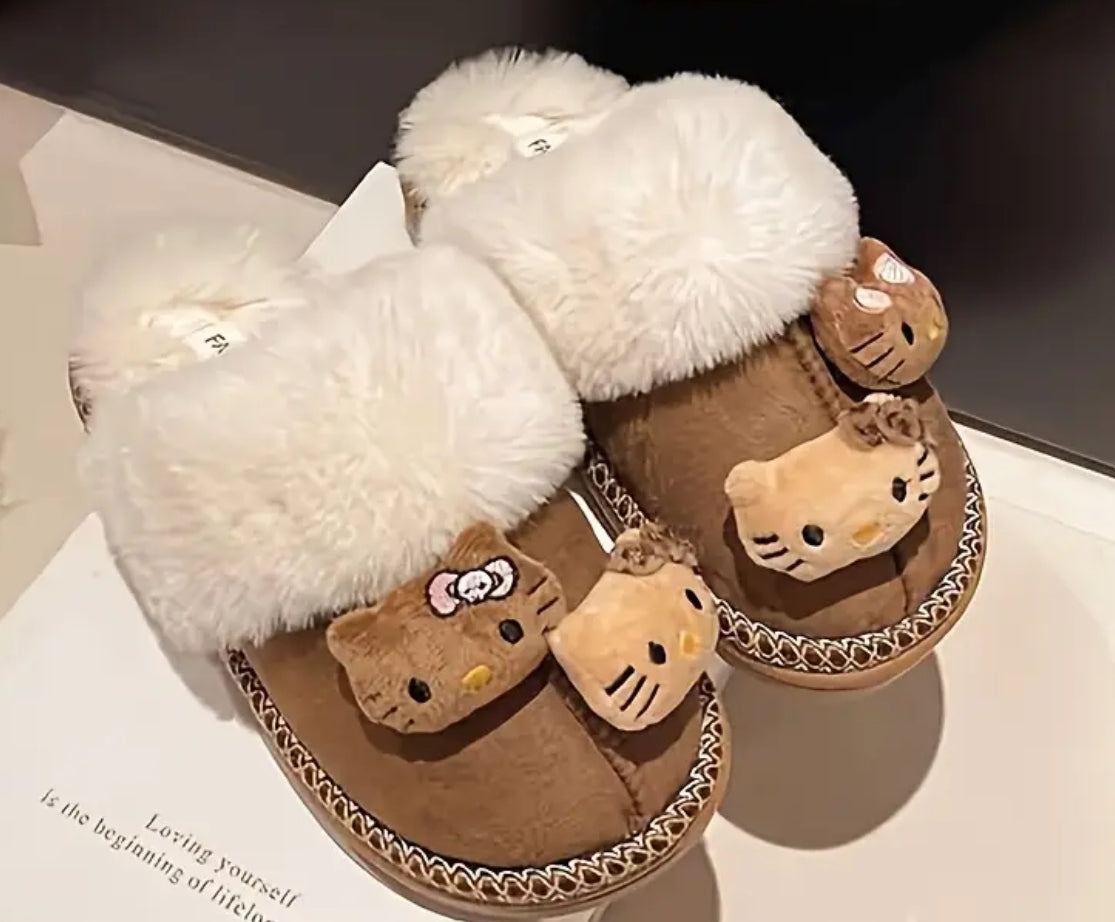 Kitty House Slippers