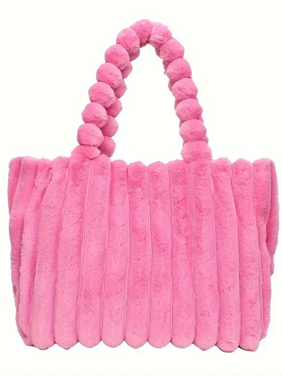 Fuzzy Tote Bag