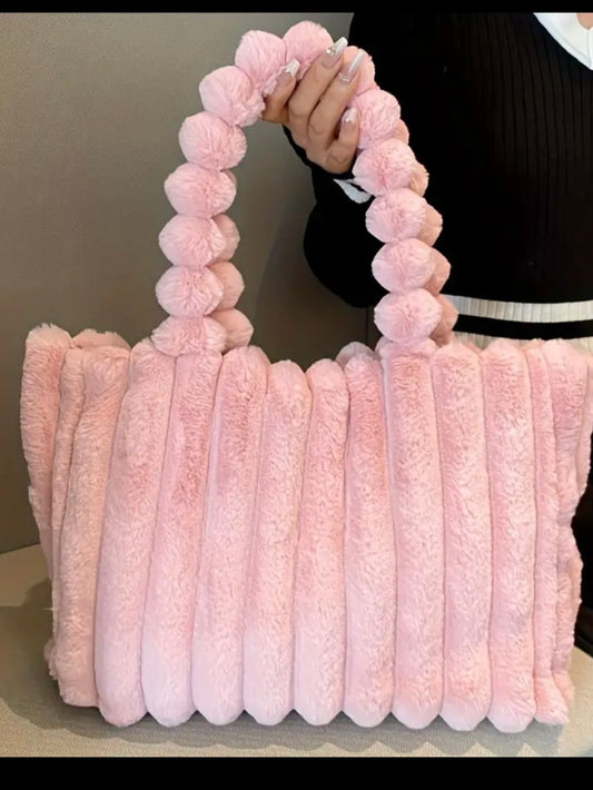 Fuzzy Tote Bag